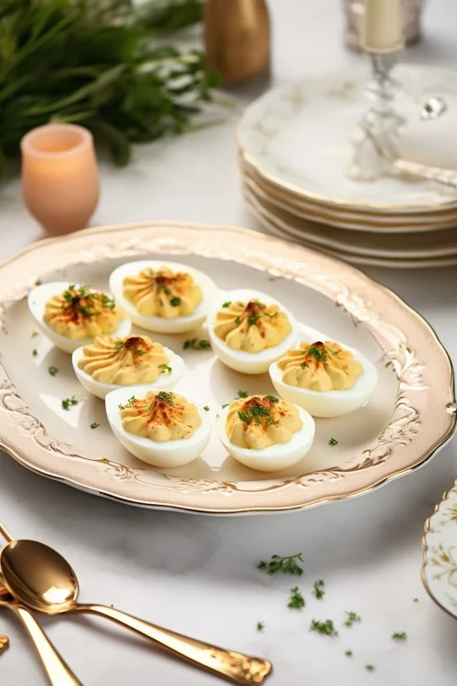 Huevos rellenos con pepinillos: receta fácil