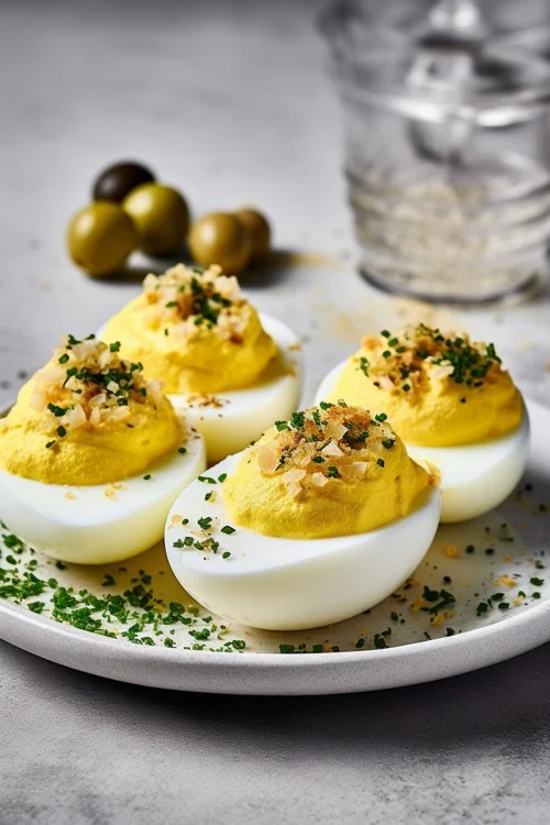 Huevos rellenos de atún y mayonesa: así se hacen