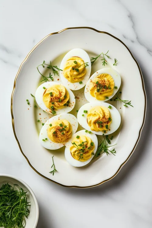 Huevos rellenos estilo americano (Deviled Eggs)