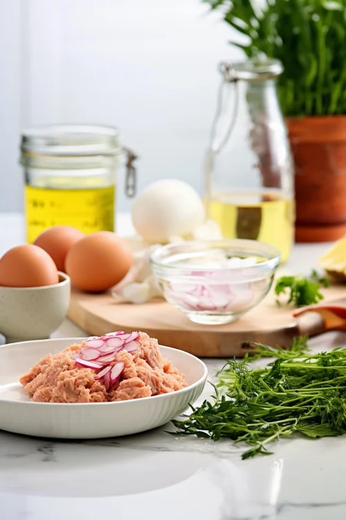 ingredientes huevos rellenos de atún receta para Thermomix